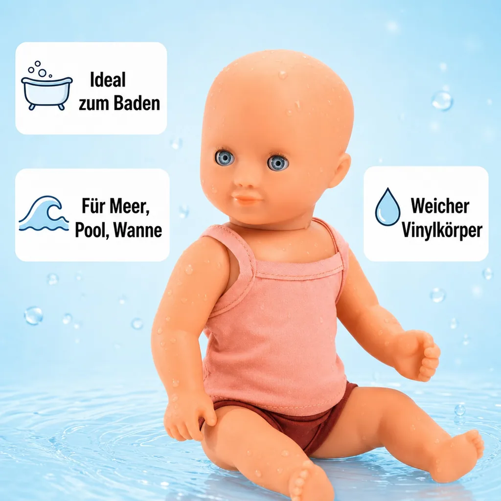 Djeco Kinderspielzeug, Badepuppe - Prune