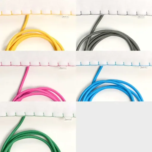 Buokids Softlampe Nachtlicht/Wandlampe Stern, Ausführung: Schnur & Stecker; Farbe der Naht: grau