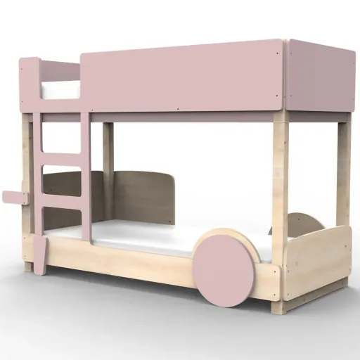 Mathy by Bols Etagenbett "Discovery", Farbe Elemente: summer pink
