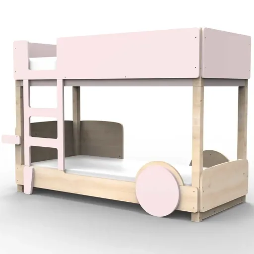 Mathy by Bols Etagenbett "Discovery", Farbe Elemente: summer pink