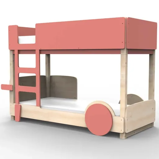 Mathy by Bols Etagenbett "Discovery", Farbe Elemente: summer pink