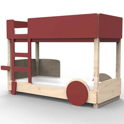 Mathy by Bols Etagenbett "Discovery", Farbe Elemente: summer pink