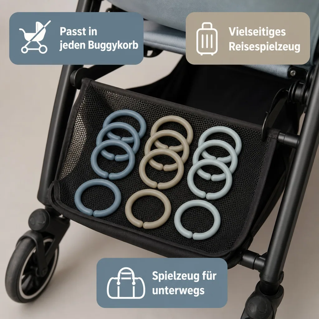 Little Dutch Little Loops Spielringe, Farbe: blau