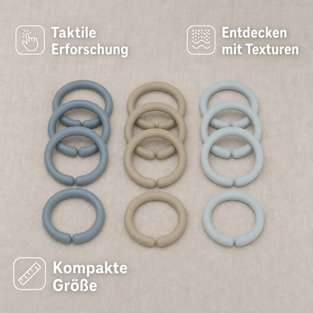 Little Dutch Little Loops Spielringe, Farbe: blau