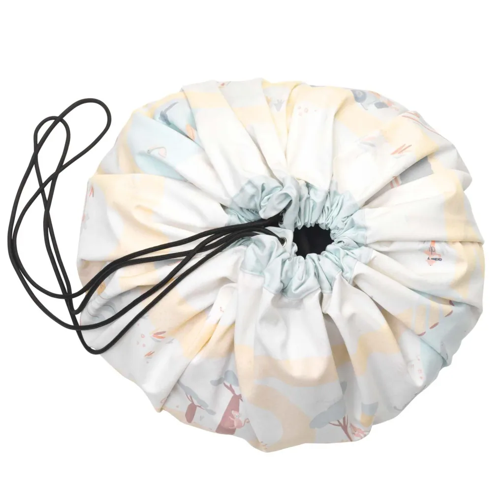 Play&Go Spielzeugsack, Spielzeugkorb, Spielzeug aufbewahrungstasche, Farbe: Dschungel