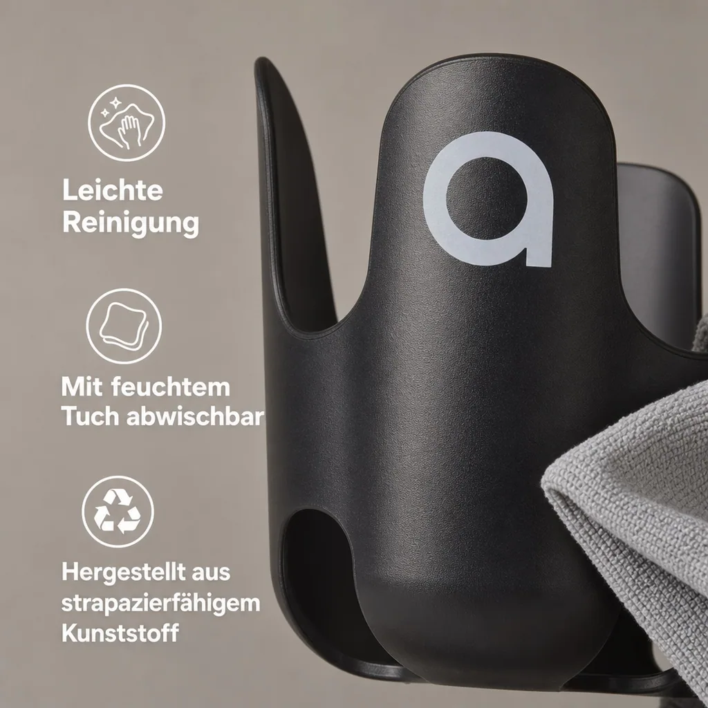 Anex Becherhalter für m/type und e/type - Schwarz
