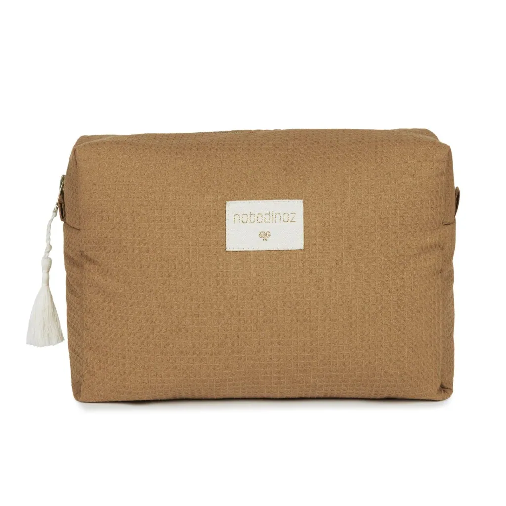 Nobodinoz Diva Wasserdichte Kosmetiktasche Caramel