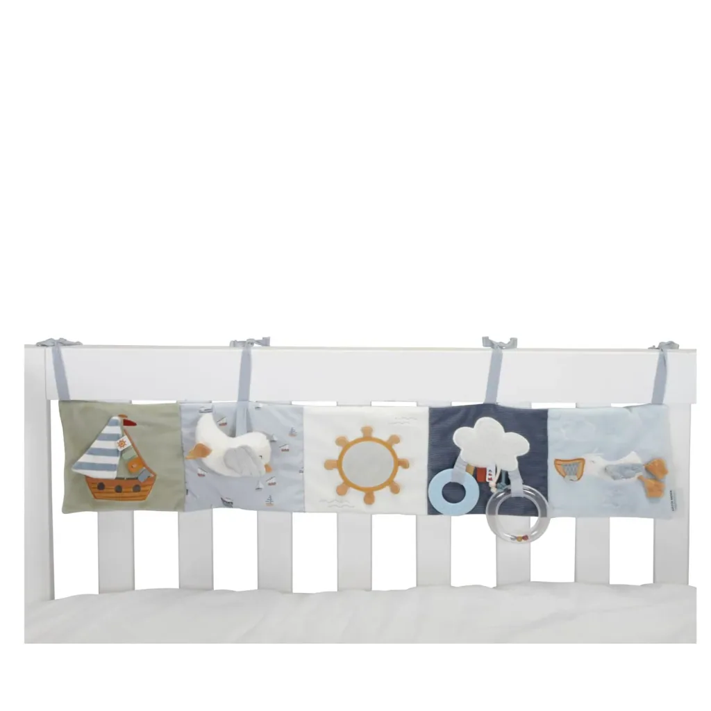 Little Dutch Stoffbuch mit Aktivitäten für Laufgitter - Sailors Bay, Blau