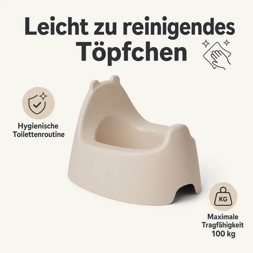Liewood Kinder Töpfchen Jonatan - Leicht zu Reinigen, Spritzschutz, Ergonomisches Design