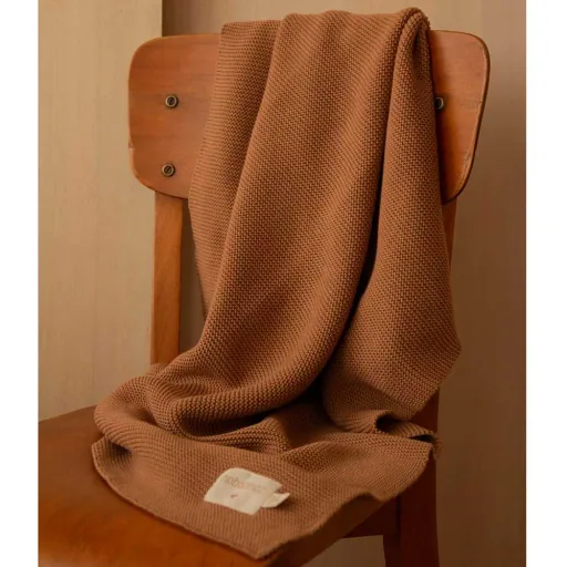 Nobodinoz Strickdecke biskuit