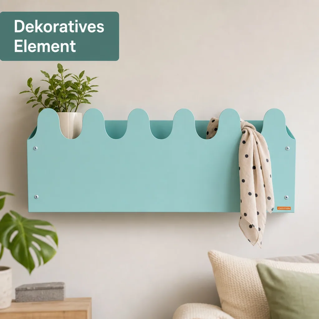 Roommate Wandbox Sinus Metall mint