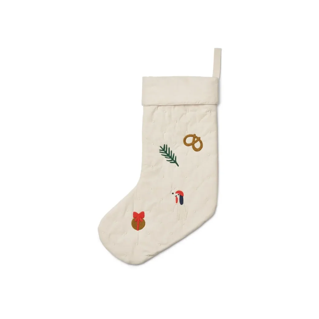 Liewood Weihnachtsstrumpf, Nikolausstrumpf aus Bio-Baumwolle - Basil