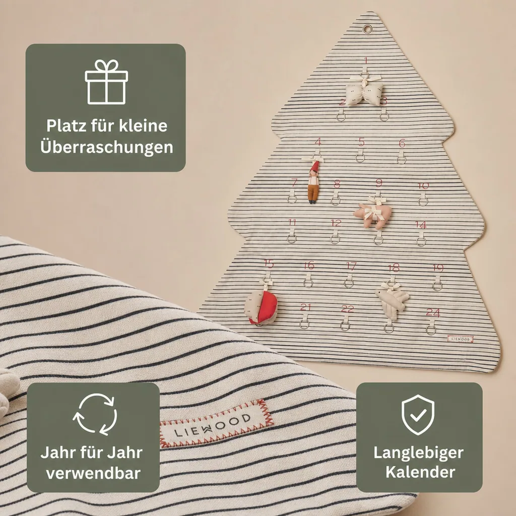 Liewood Weihnachtskalender, Weihnachts-Adventskalender, Kalender Weihnachten - Natalie