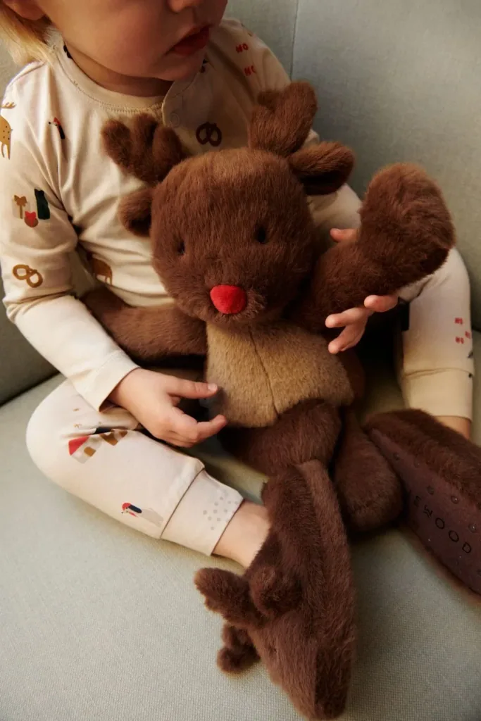 Liewood Rentier Plüschtier, Kuscheltier Reh, Weihnachtsteddy - Berto