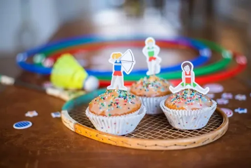 Ava & Yves Cupcake Set Athleten