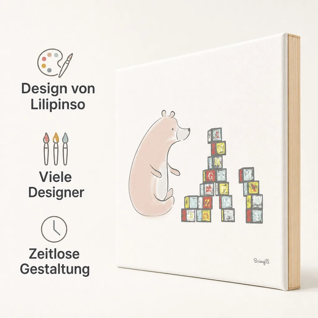 Lilipinso Bild Bär & Klötze
