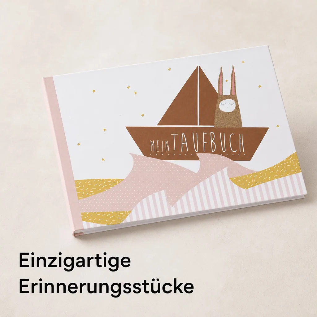 Ava & Yves Erinnerungsbuch Meine Taufe Mädchen