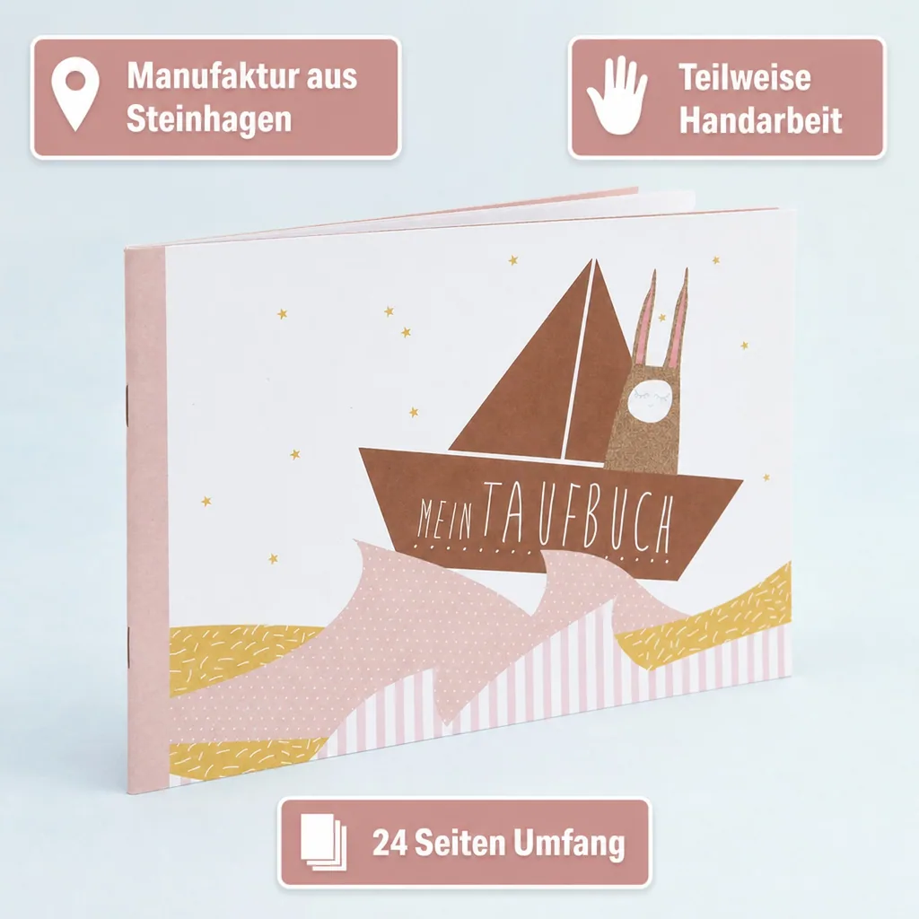 Ava & Yves Erinnerungsbuch Meine Taufe Mädchen