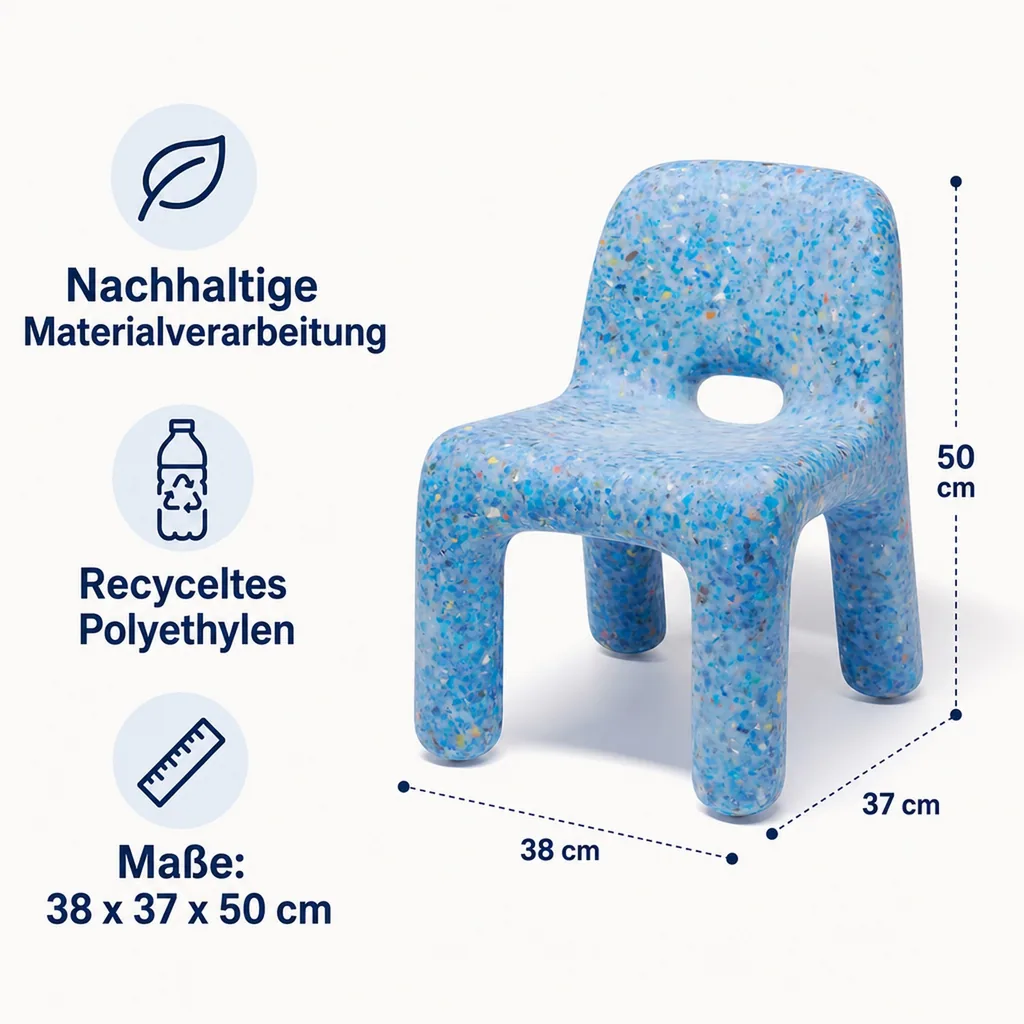 ecoBirdy Kinderstuhl - Charlie Chair Sky