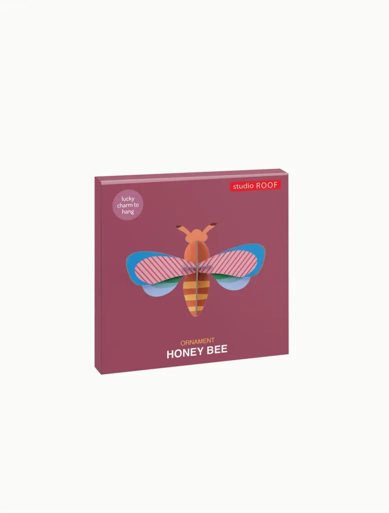 Studio ROOF Ornament, Bastel-Set, 3D Wandobjekt - Honigbiene