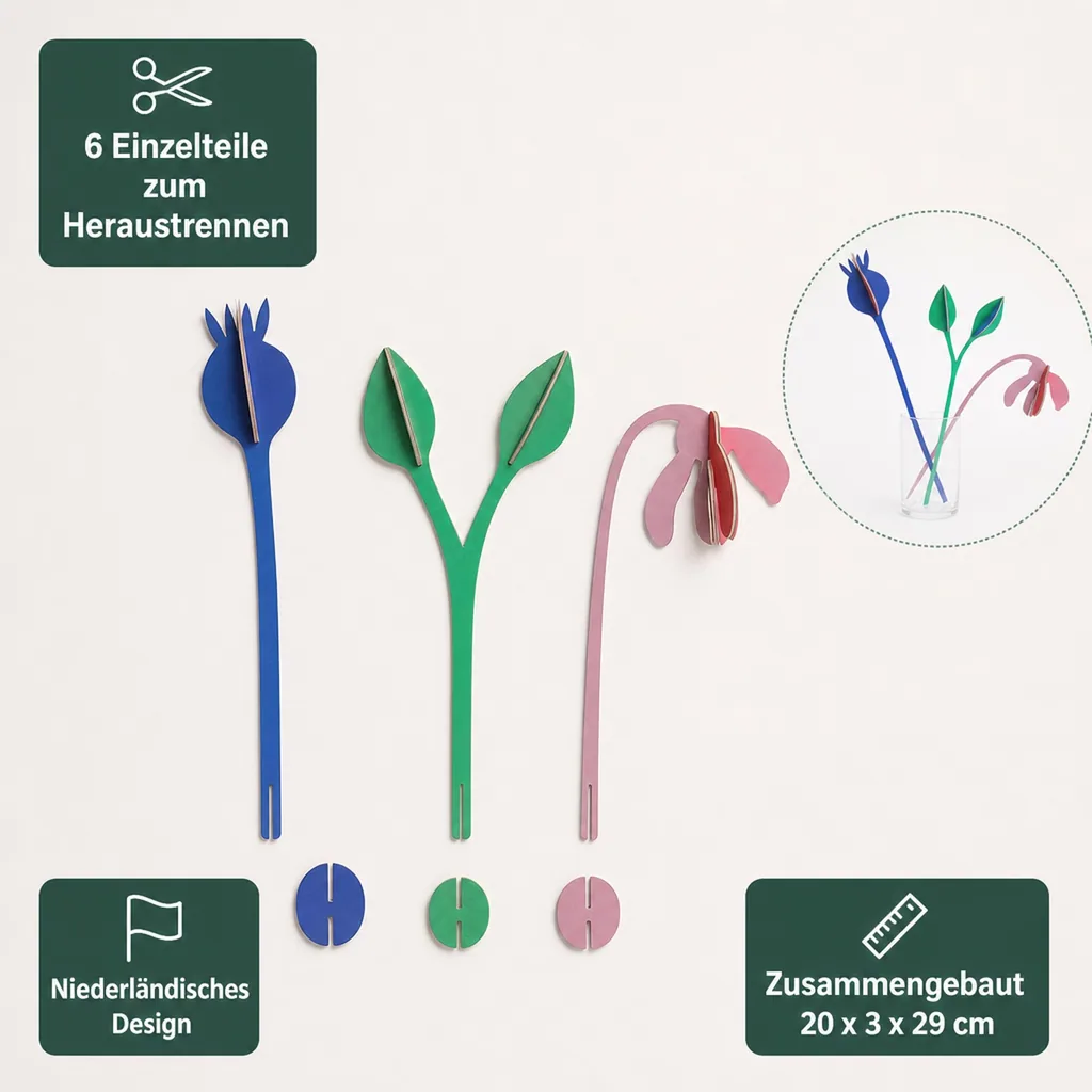 Studio Roof Sommerblumen Pappe