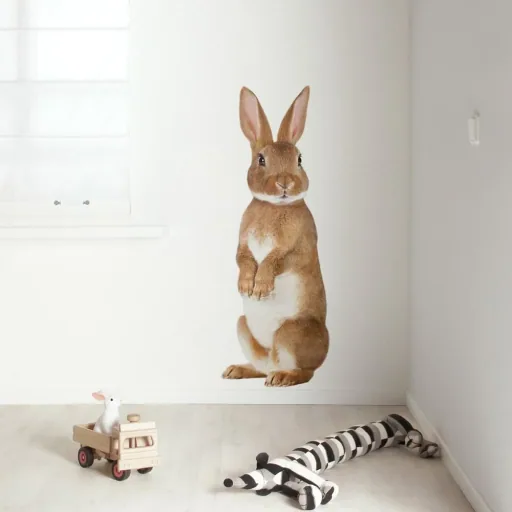Kek Amsterdam Wandsticker Forest Friends Hase, Größe: 43 x 118 cm