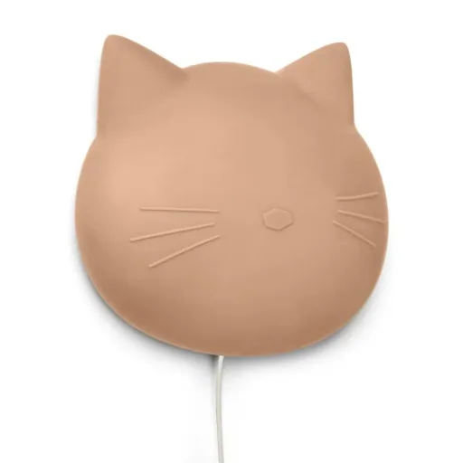 Liewood Wandlampe "Vega" Katze Silikon tuscany rosa