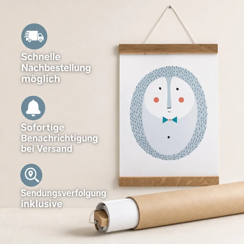 Ava & Yves Kinderposter Igel