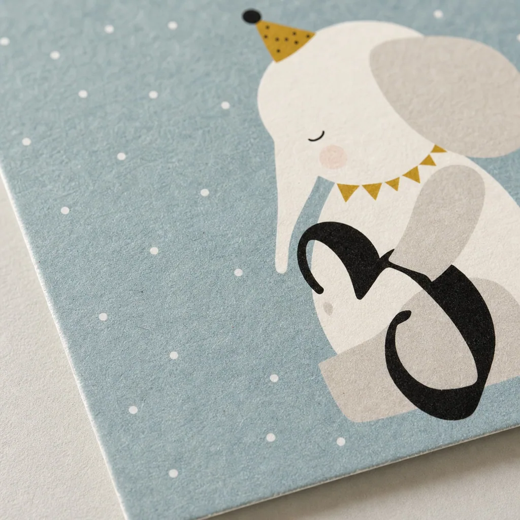 Ava & Yves Postkarte Elefant "3"