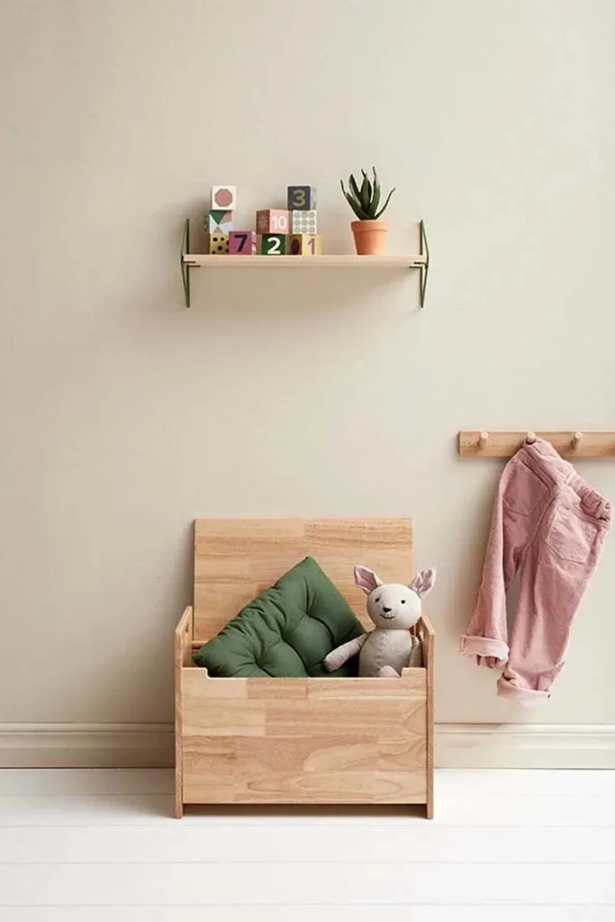 Kids Concept Wandboard Holz/Metall natur mit grün