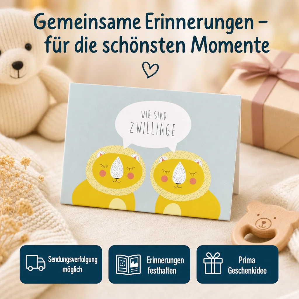 Ava & Yves Erinnerungsbuch "Wir sind Zwillinge"