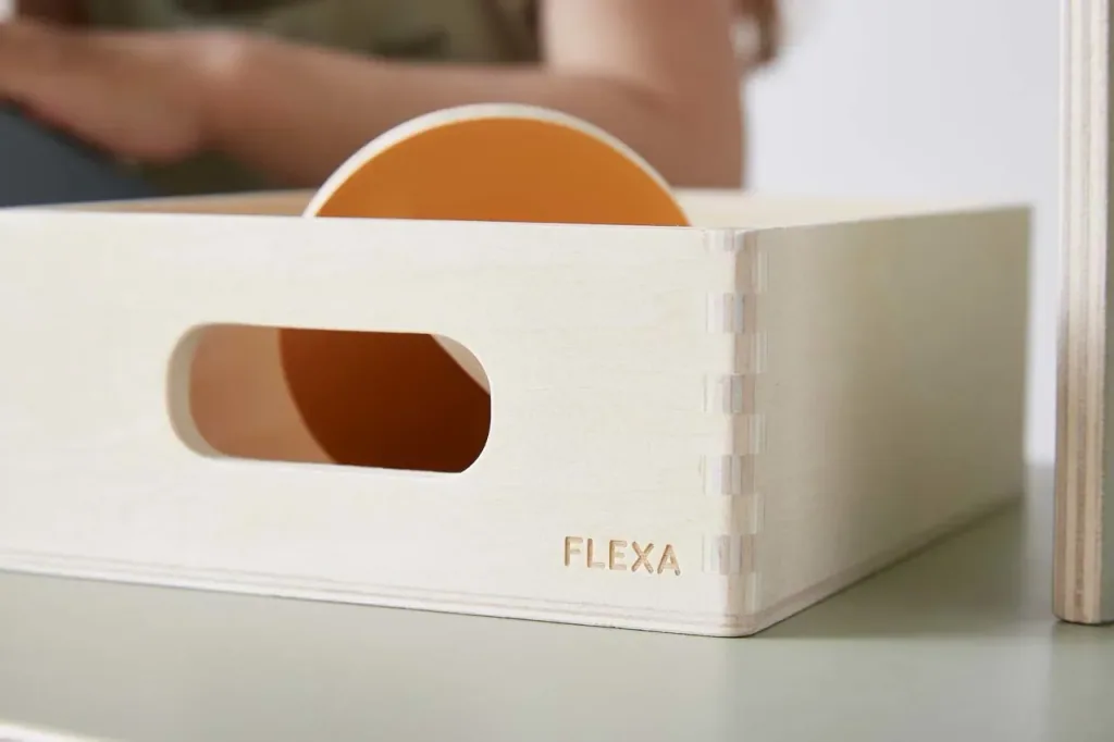 Flexa Kinder Spiellebensmittel Holz Obst