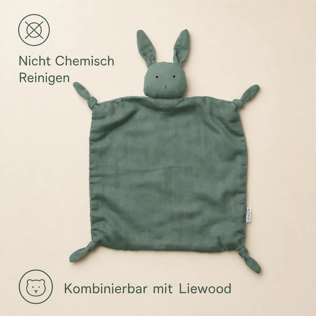Liewood "Agnete" Schmusetuch Hase peppermint