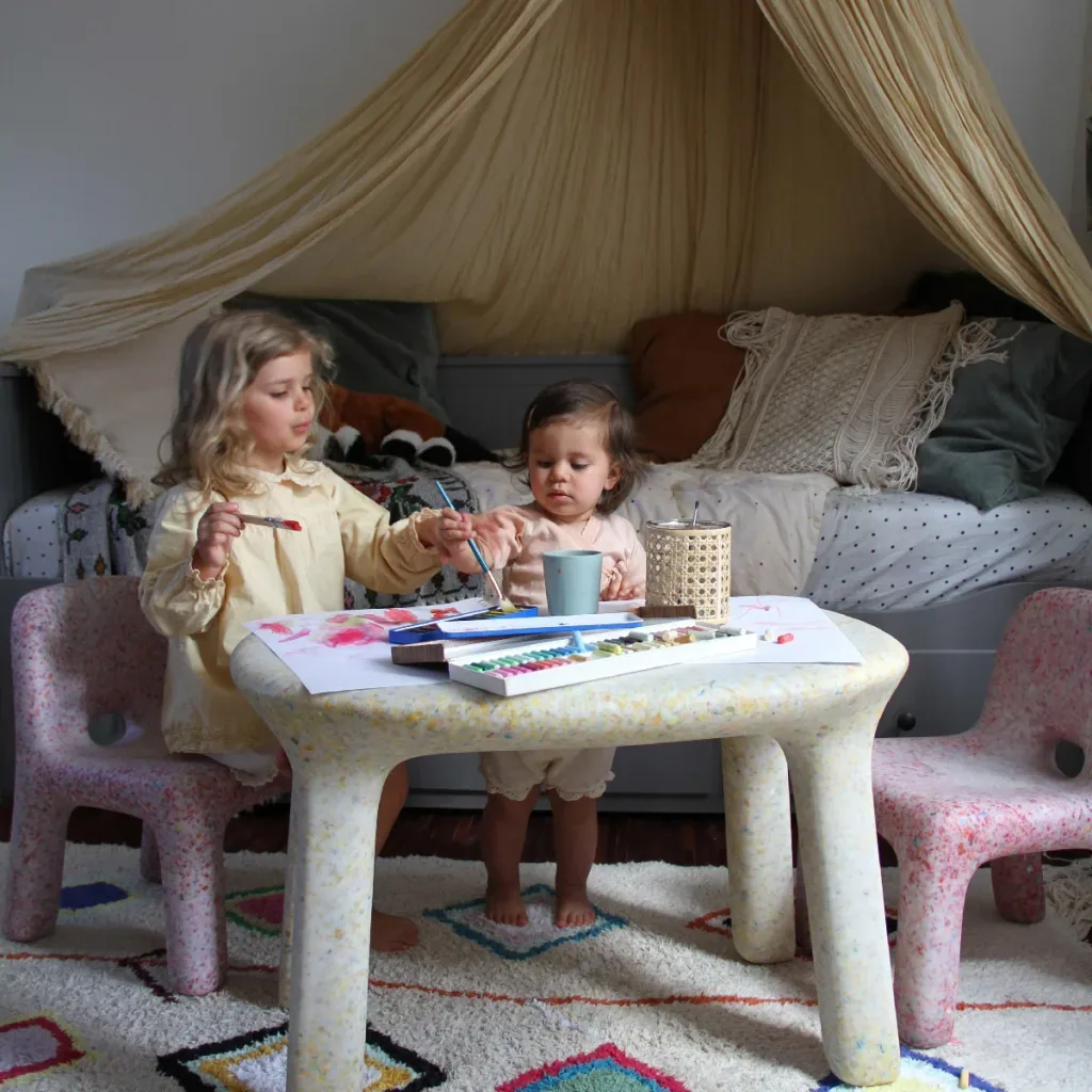 ecoBirdy Kindertisch - Luisa Table Vanilla