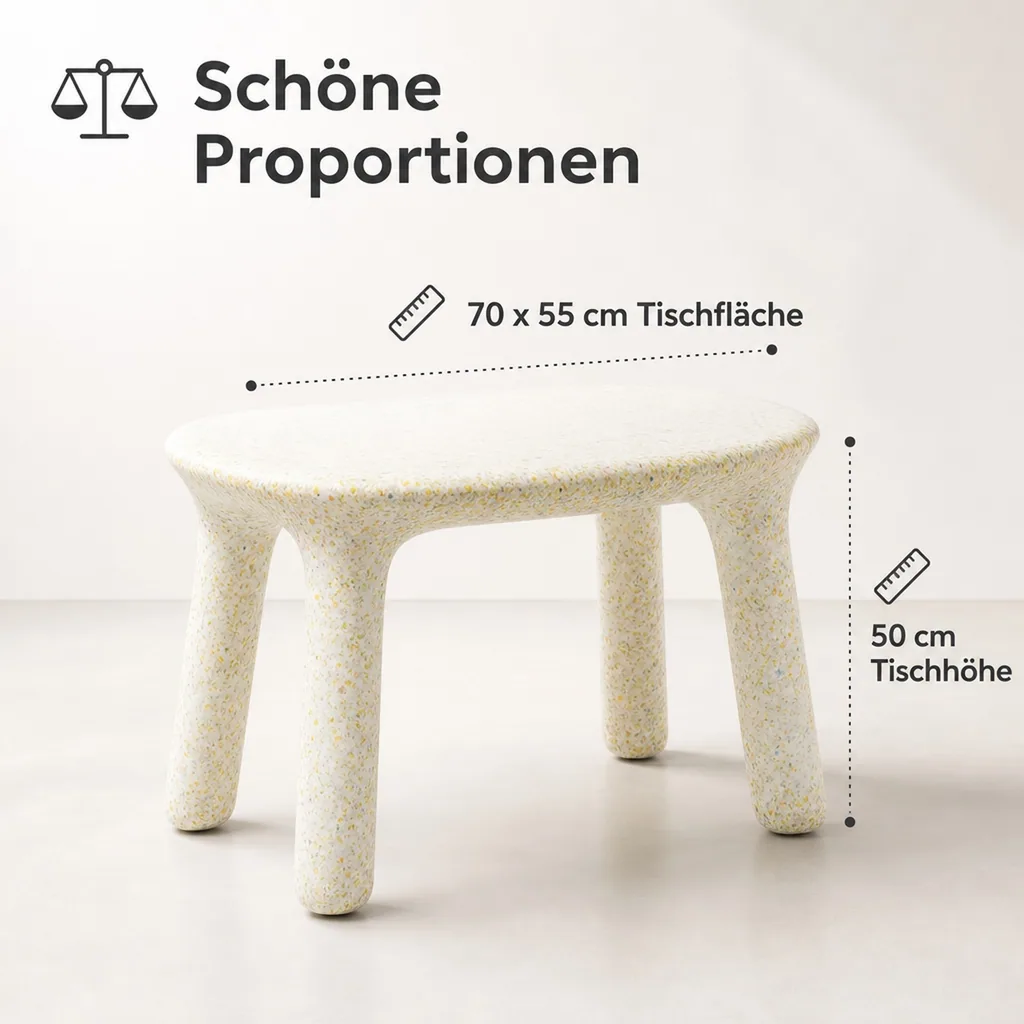 ecoBirdy Kindertisch - Luisa Table Vanilla