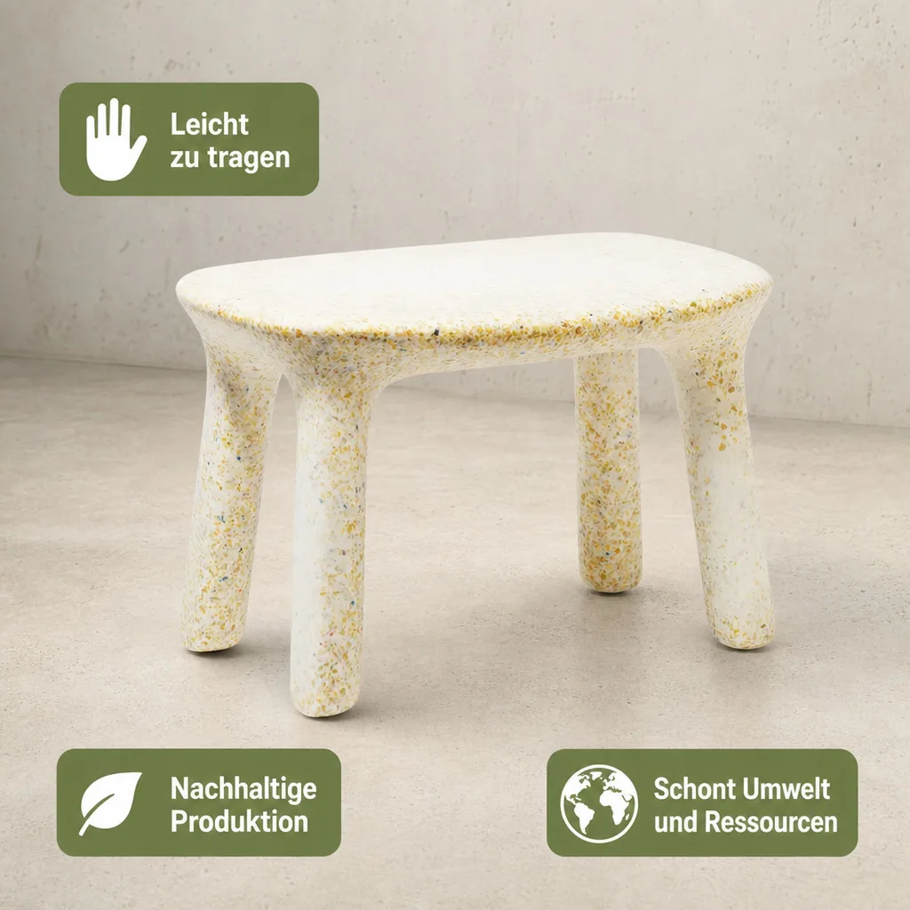 ecoBirdy Kindertisch - Luisa Table Vanilla