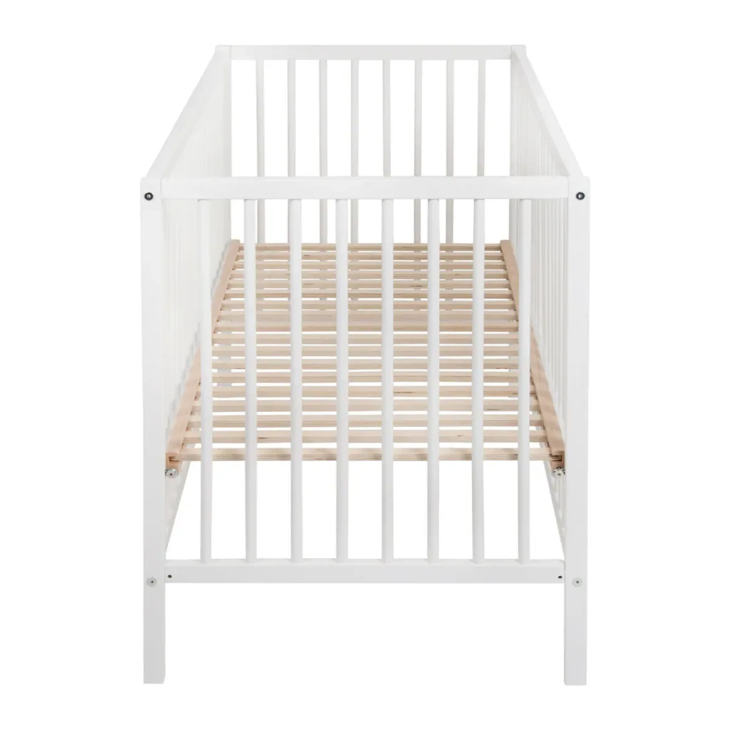 Quax Babybett - Lina 120 x 60 cm, Farbe: Weiß Buche