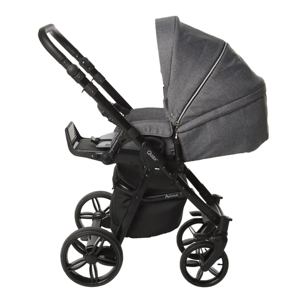 Quax Kinderwagen Avenue, Farbe Kinderwagen: Leinen Grau