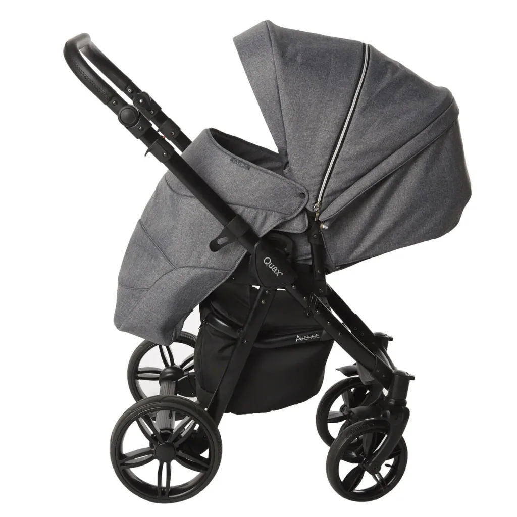 Quax Kinderwagen Avenue, Farbe Kinderwagen: Leinen Grau