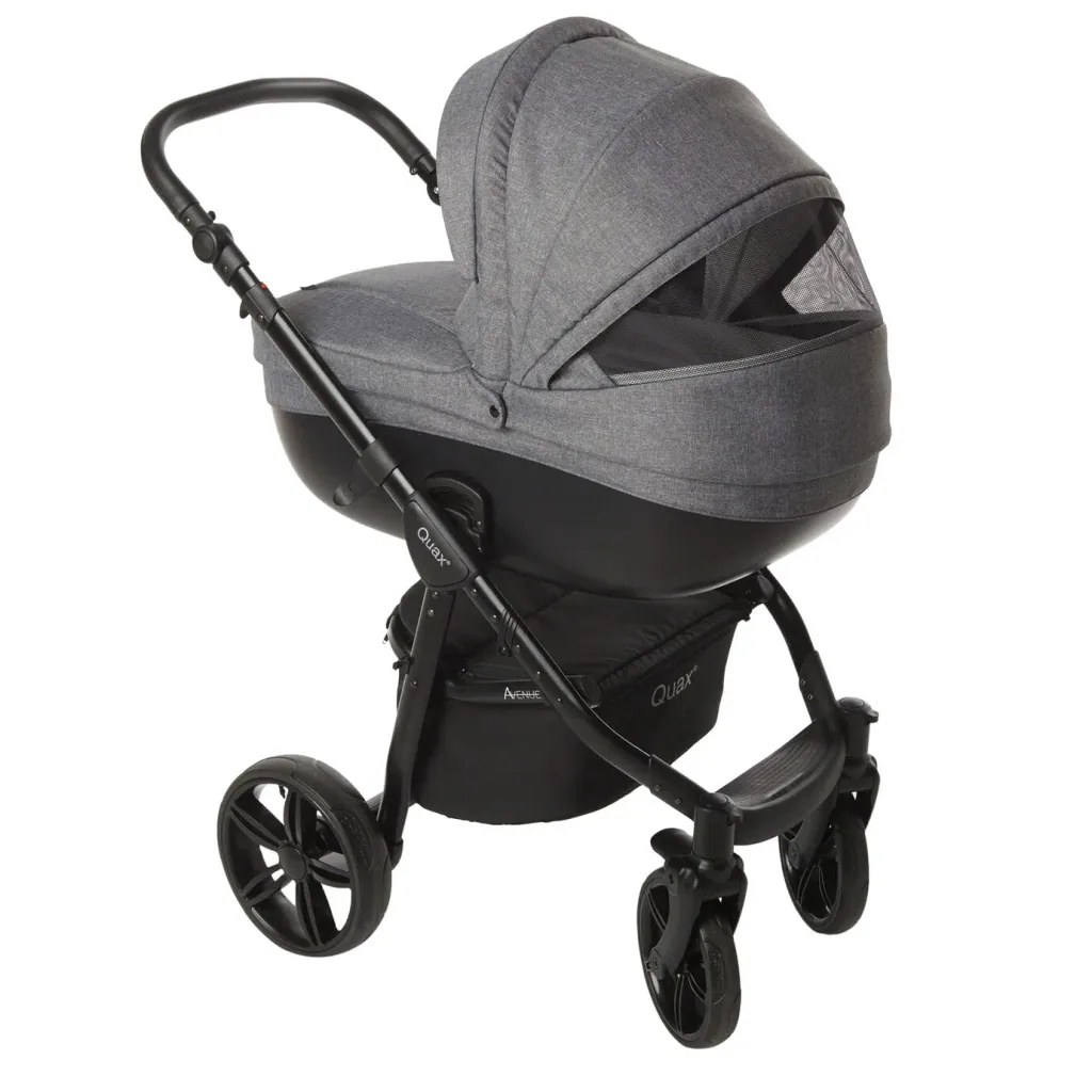 Quax Kinderwagen Avenue, Farbe Kinderwagen: Leinen Grau