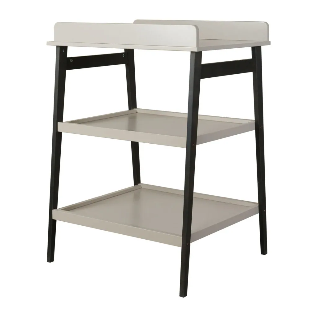 Quax Wickeltisch - Hip, Farbe: Mondschatten Stein-Eboni