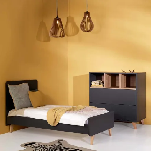 Quax Loft Babybett anthrazit 60 x 120