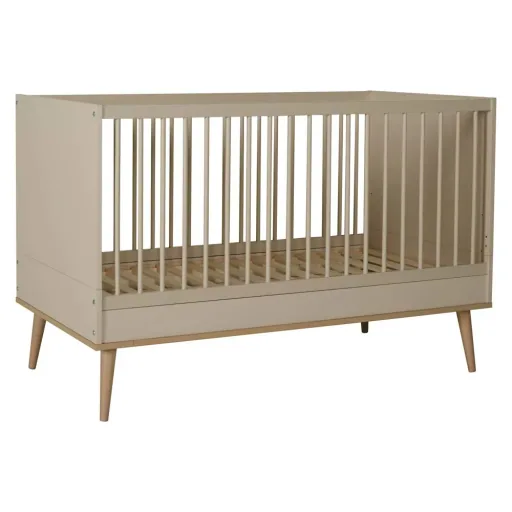 Quax Flow Babybett umbaubar clay 70 x 140