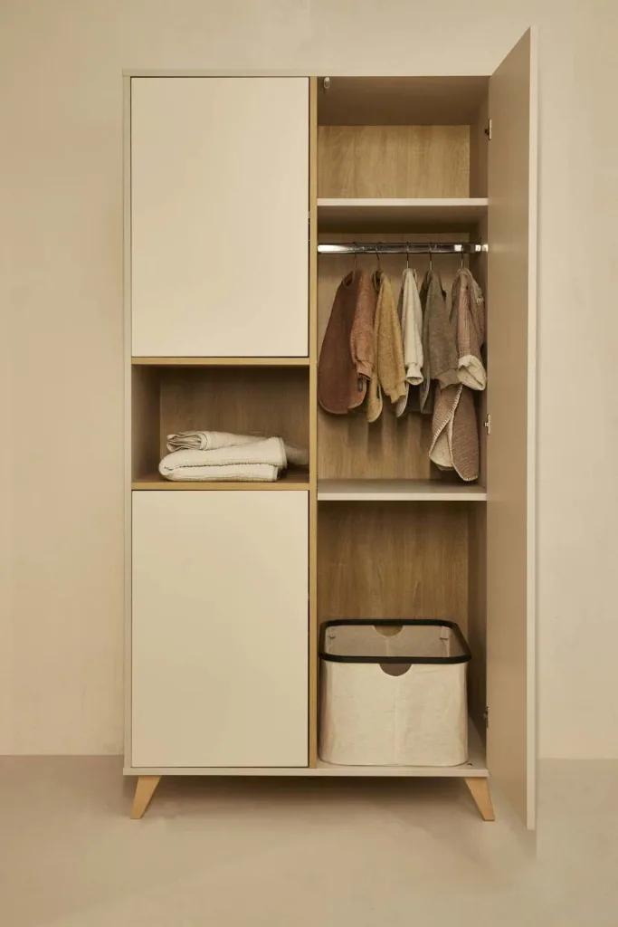 Quax Loft 3 türiger Schrank clay