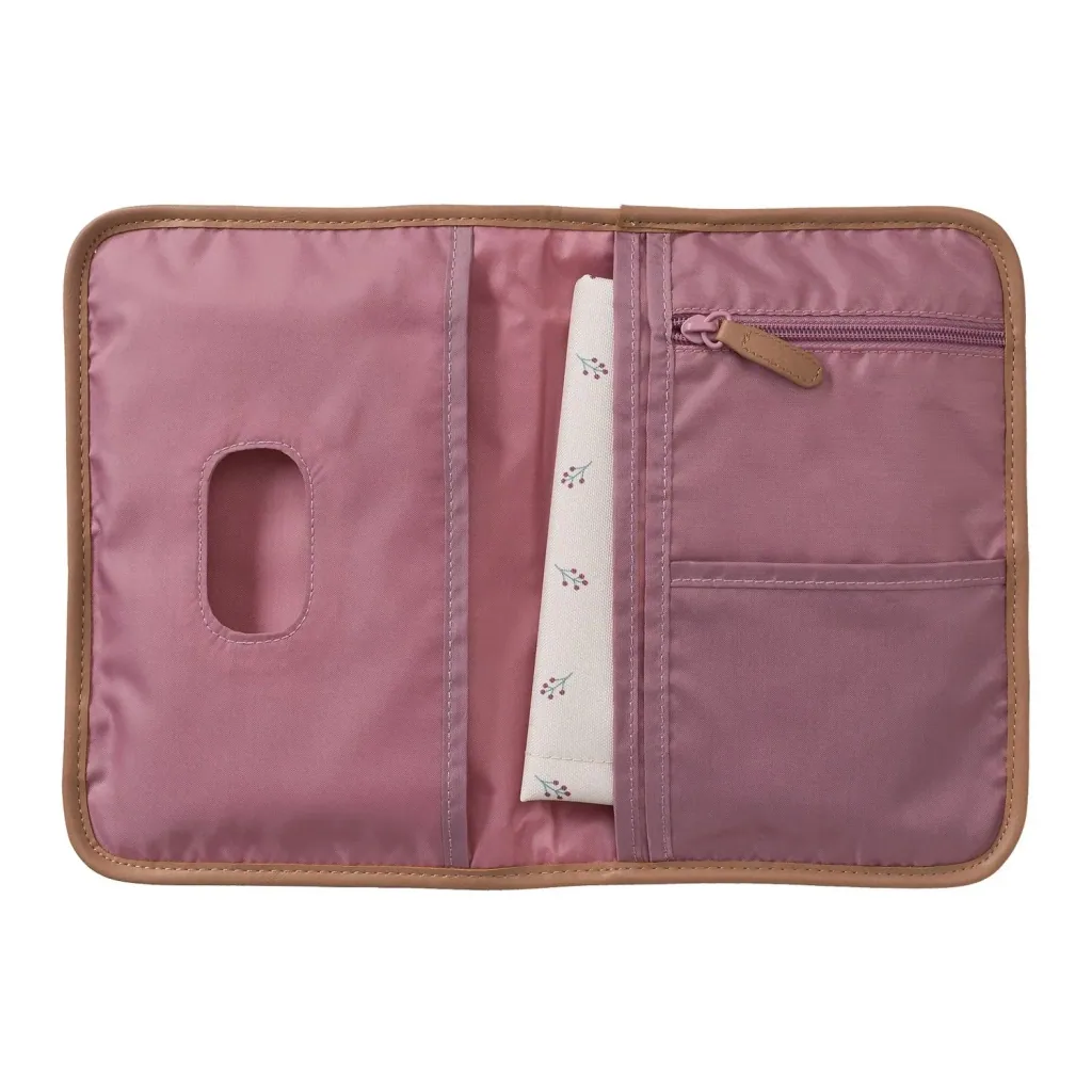 Fresk Wickeltasche unterwegs, 25x17x3 cm, Farbe: Beeren