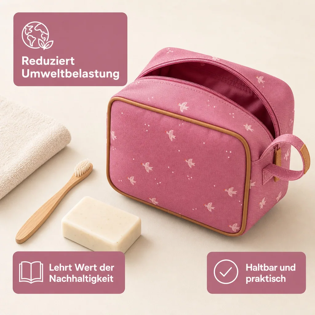 Fresk Kulturbeutel, Toilettentasche für Kinder, large, Farbe: Schwalbe