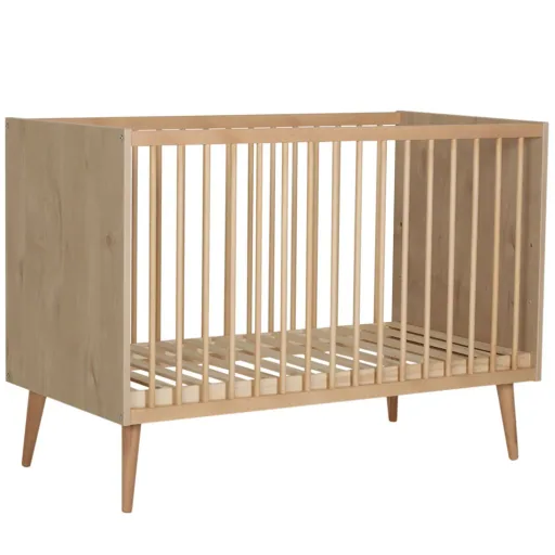 Quax Cocoon Babybett Eiche natur Nachbildung 60 x 120