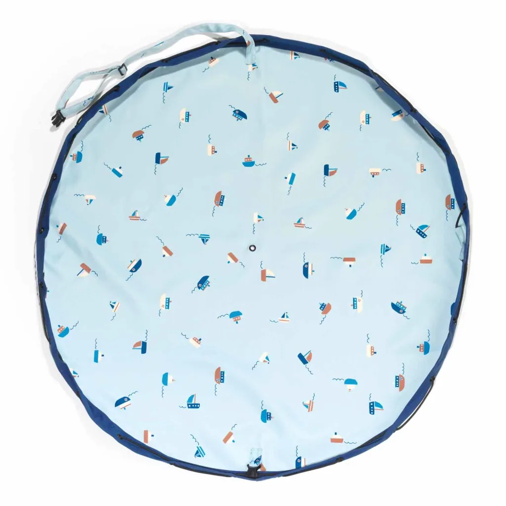 Play&Go Spielzeugsack, Spielzeugkorb, Spielzeug aufbewahrungstasche - Draussen, Farbe: Boote