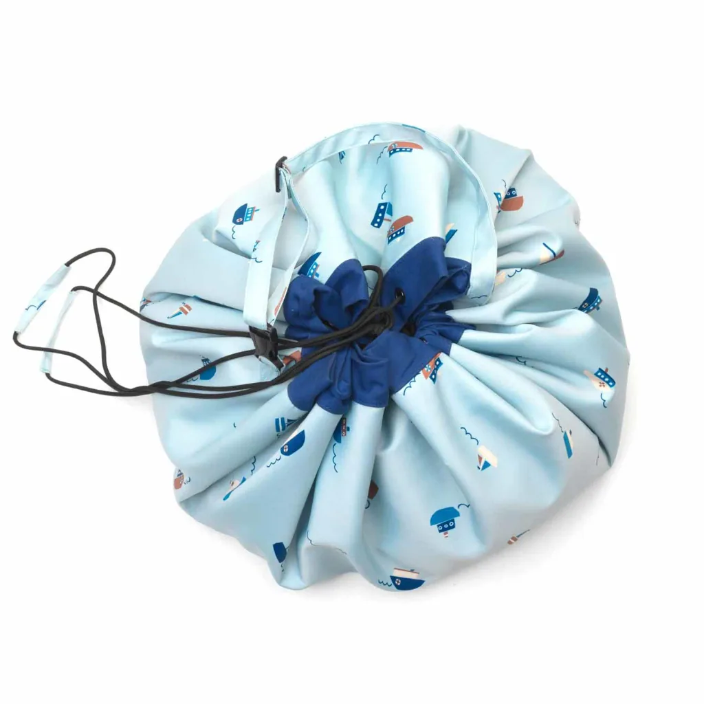 Play&Go Spielzeugsack, Spielzeugkorb, Spielzeug aufbewahrungstasche - Draussen, Farbe: Boote