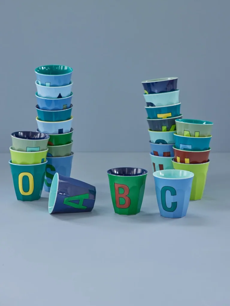 RICE Becher - T, 250 ml, Melamine, Farbe: Smaragd